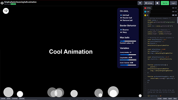 Bouncing Ball Animation